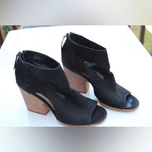Vince Camuto peep toe booties